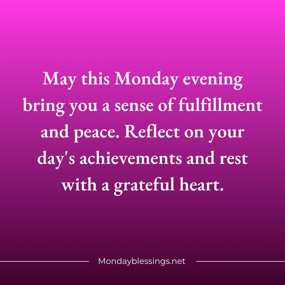 Monday Blessings