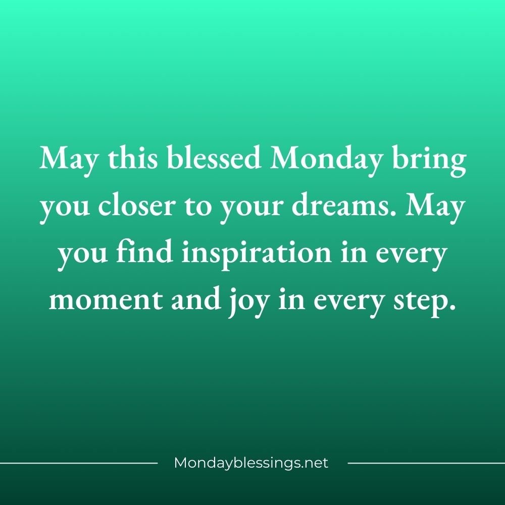 Monday Blessings