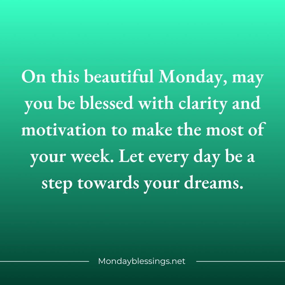 Monday Blessings