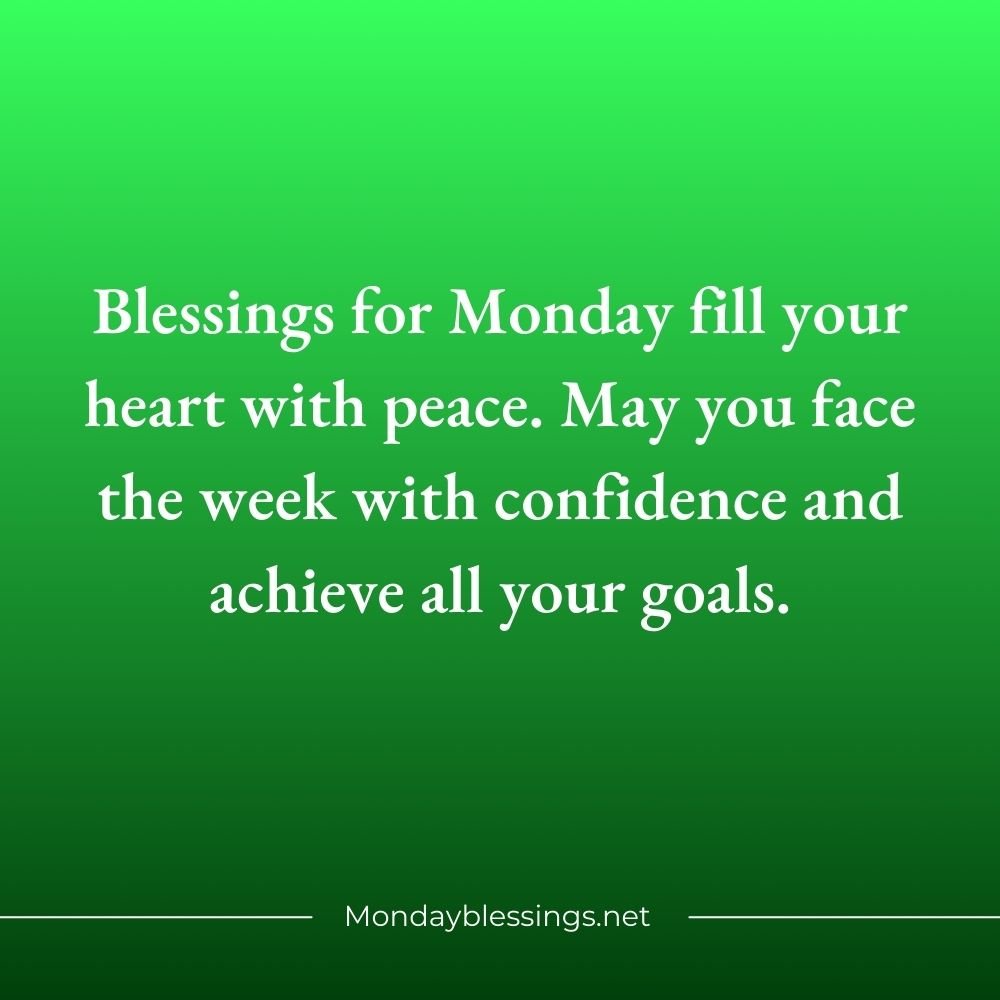 Monday Blessings