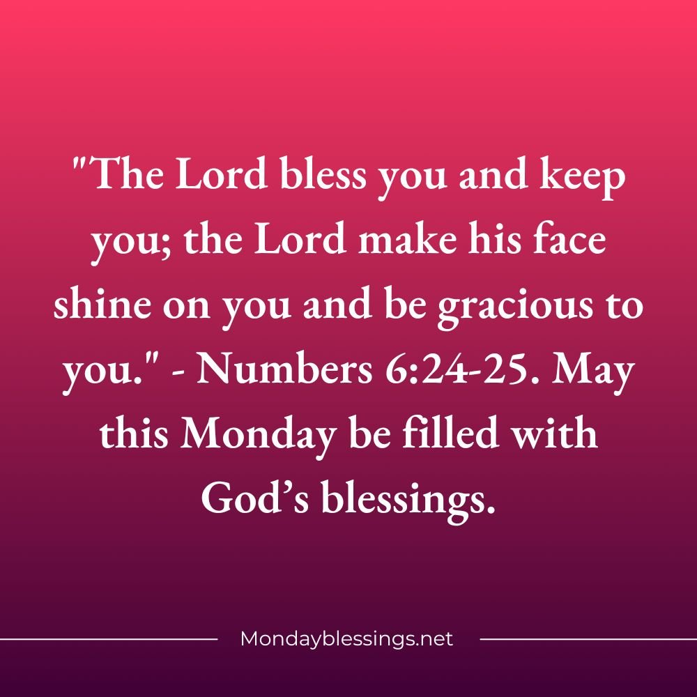 Monday Blessings And Prayers