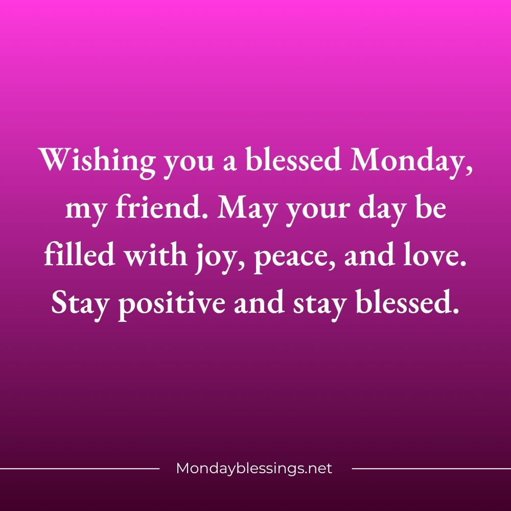 Monday Blessings Quotes