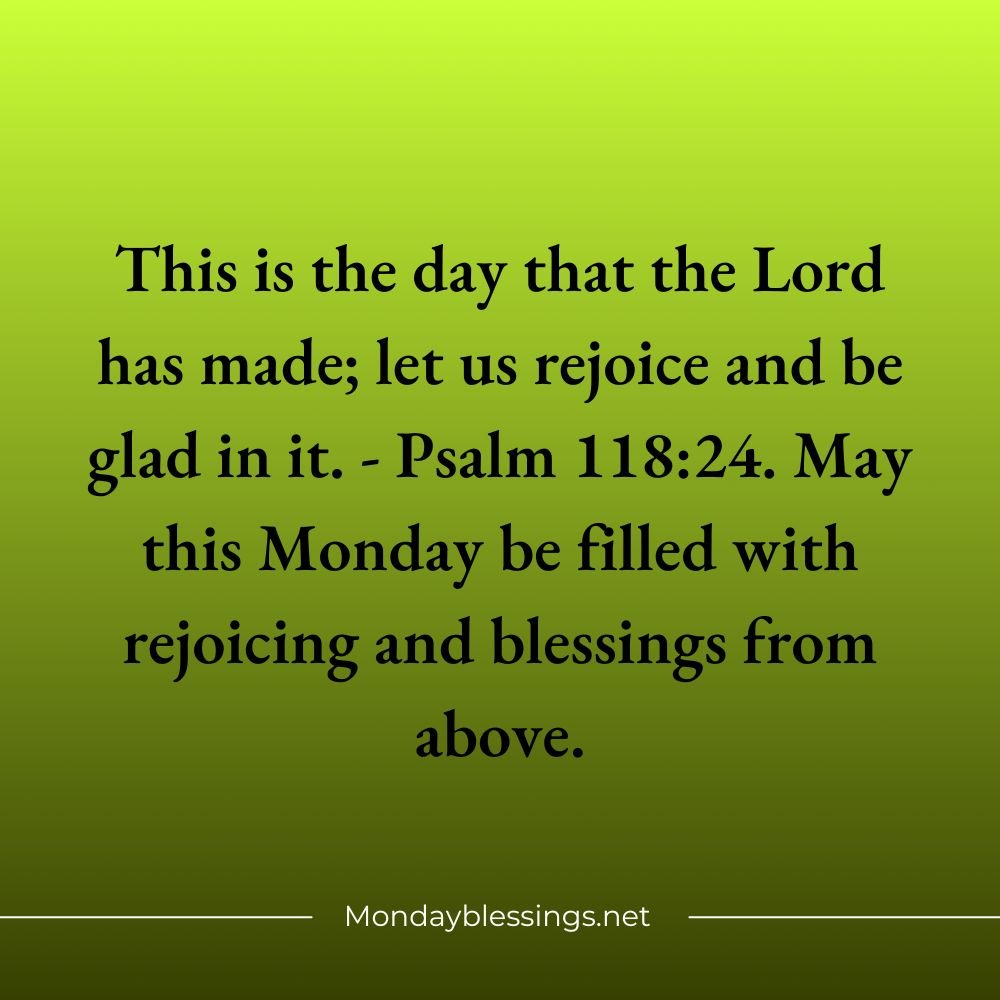 Monday Morning Blessings