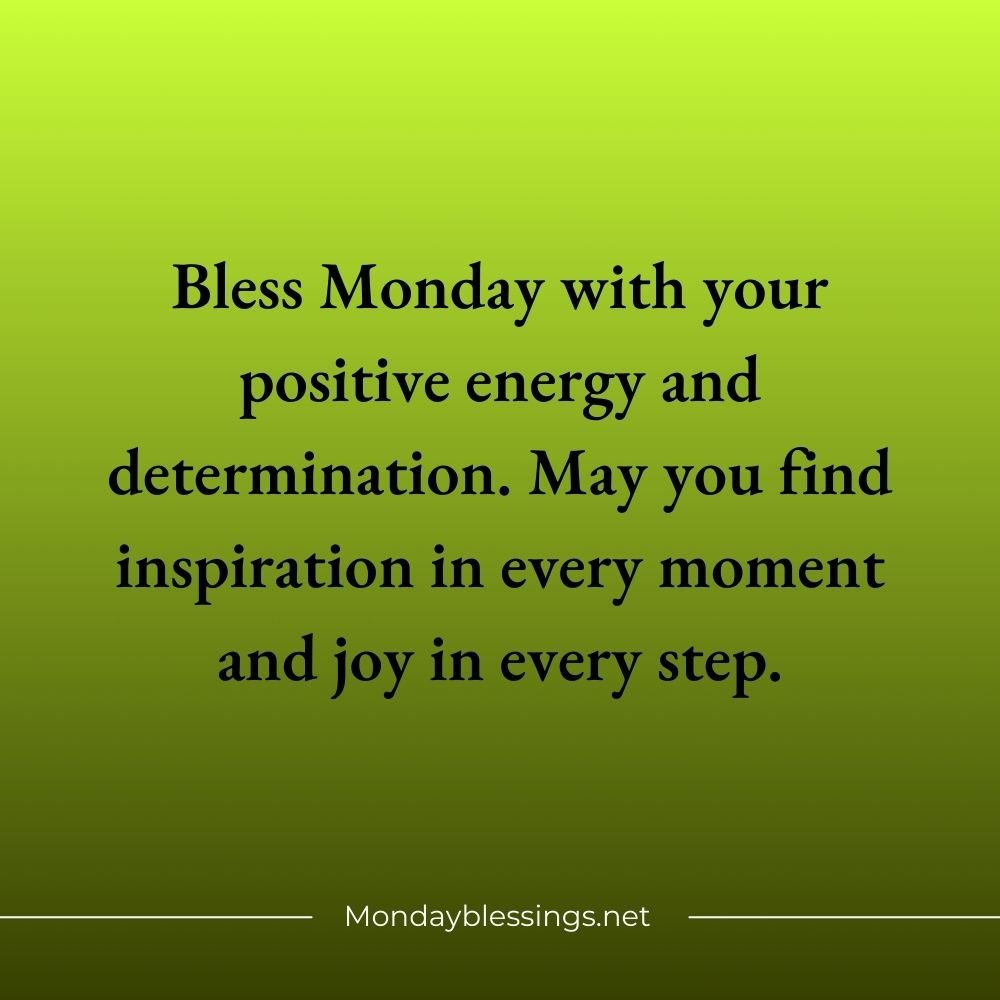 Monday Blessings