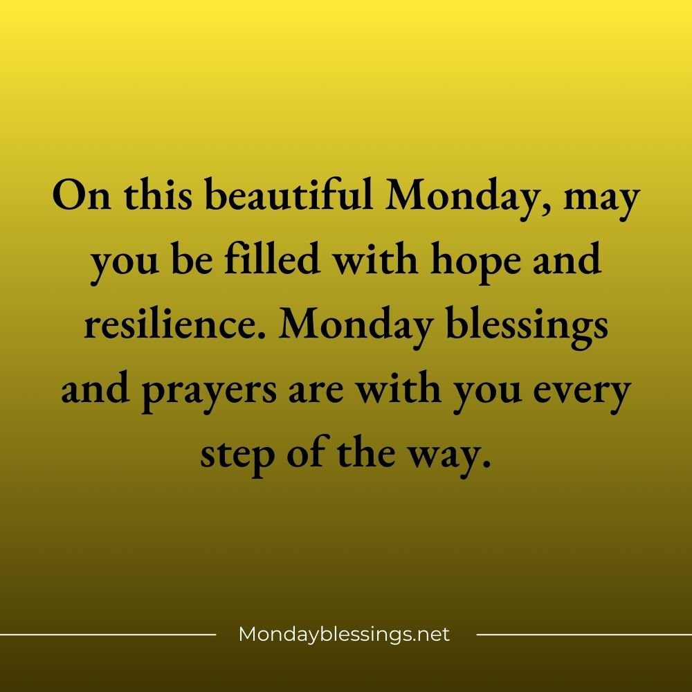 Monday Blessings