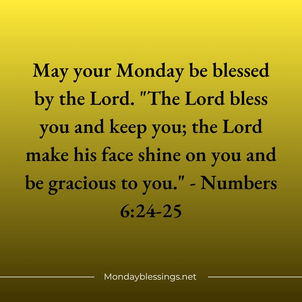 Monday Blessings