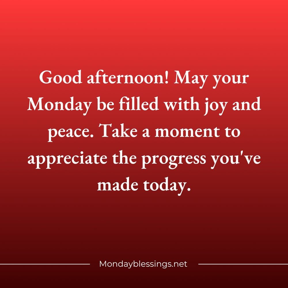 Monday Blessings