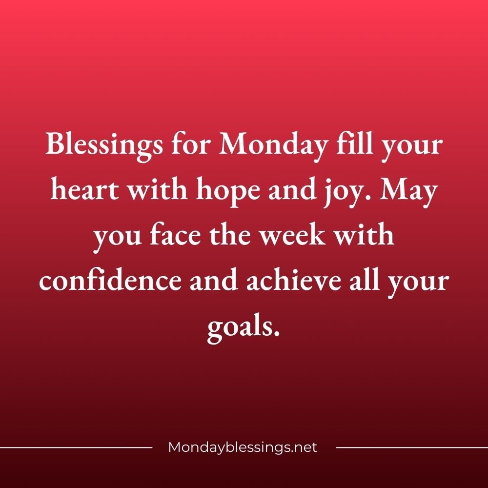 Monday Blessings