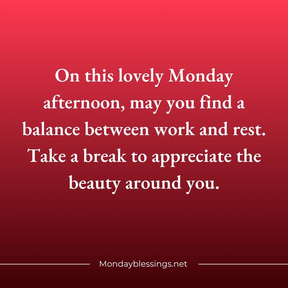 Monday Blessings