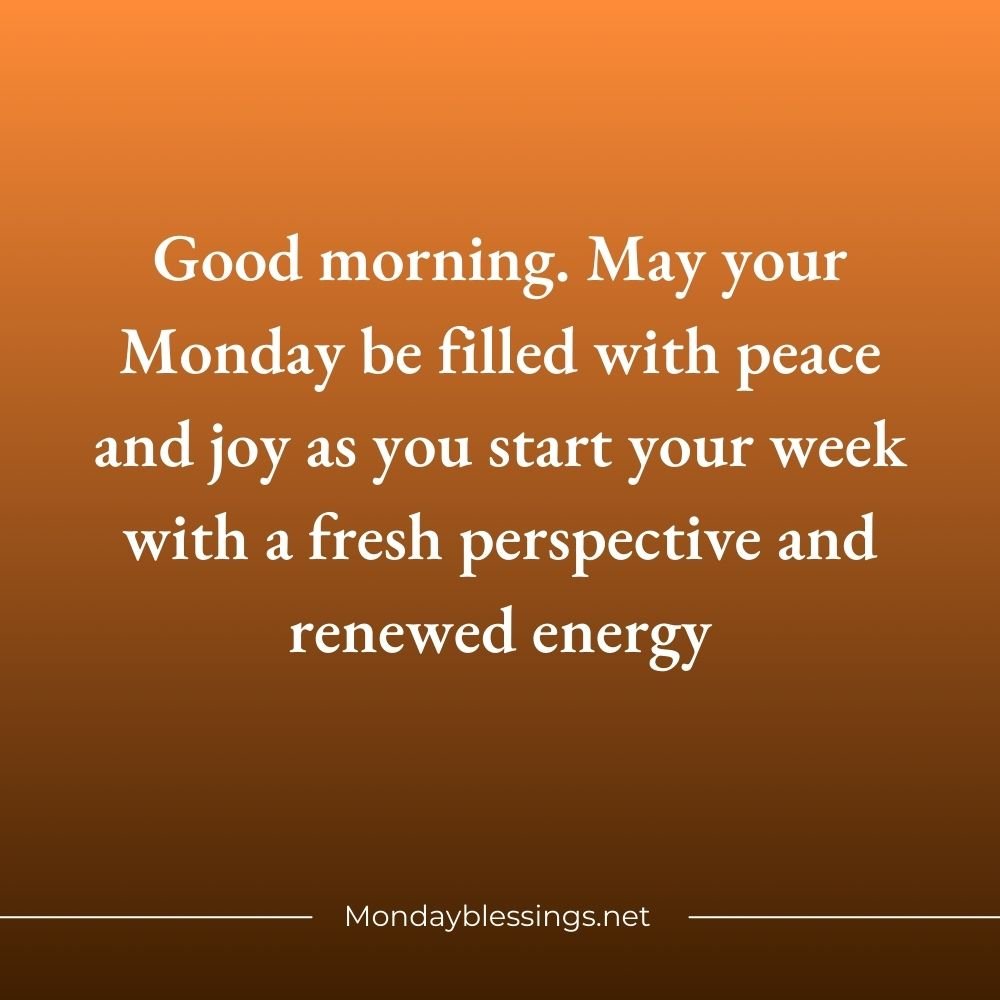 Monday Blessings