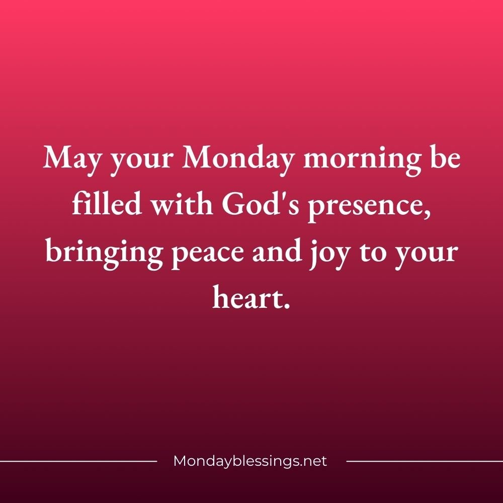 Monday Blessings