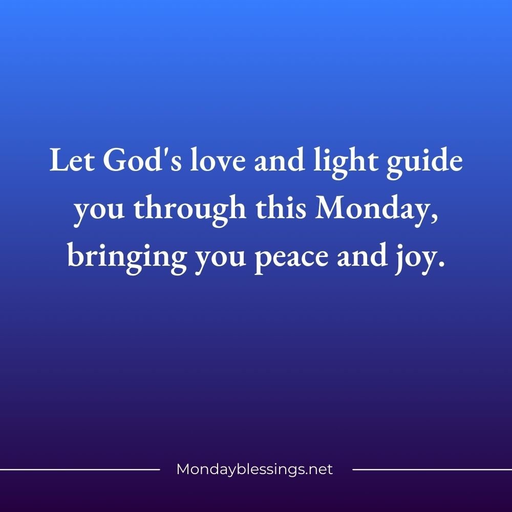 Monday Blessings