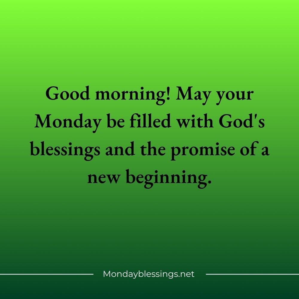 Monday Blessings