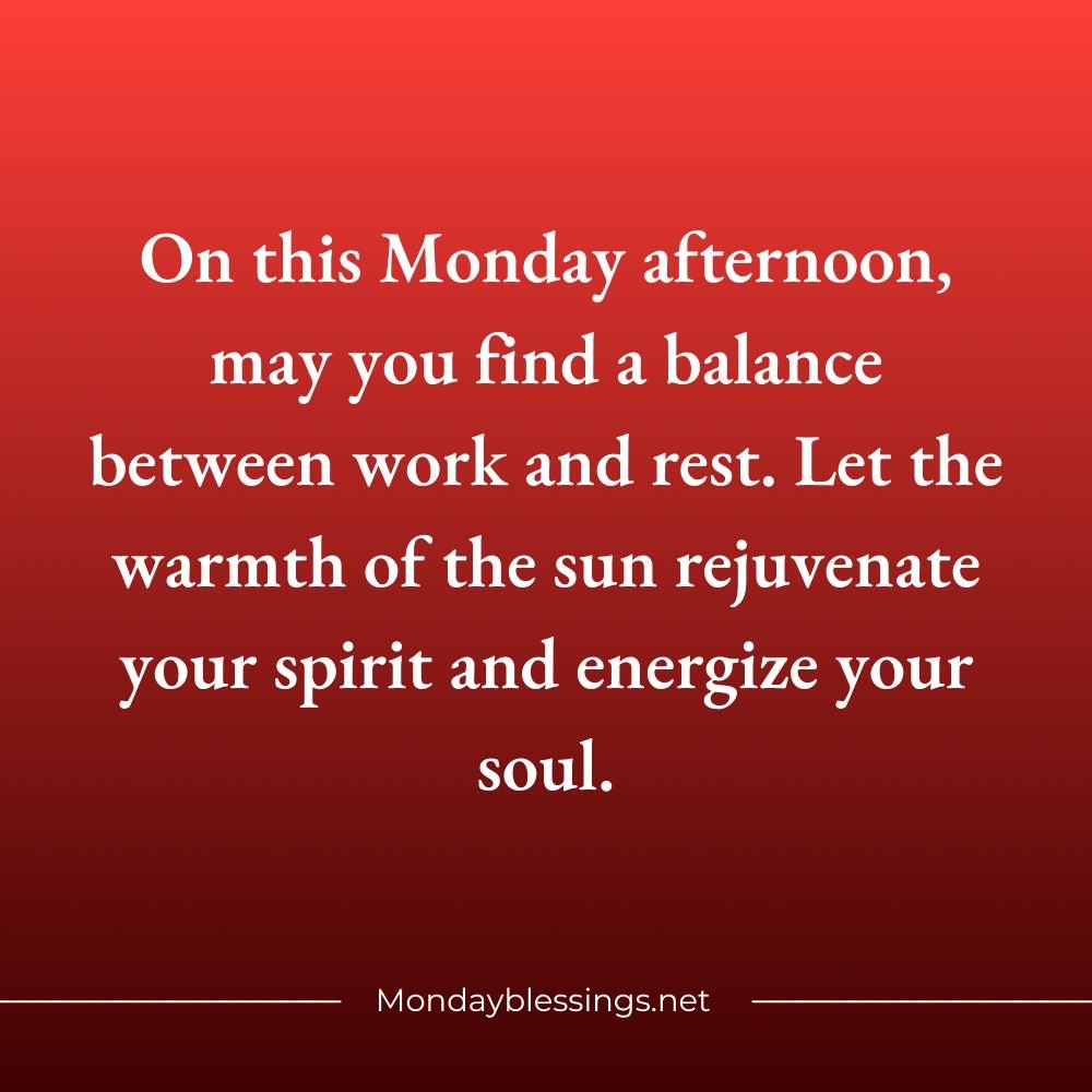 Monday Blessings