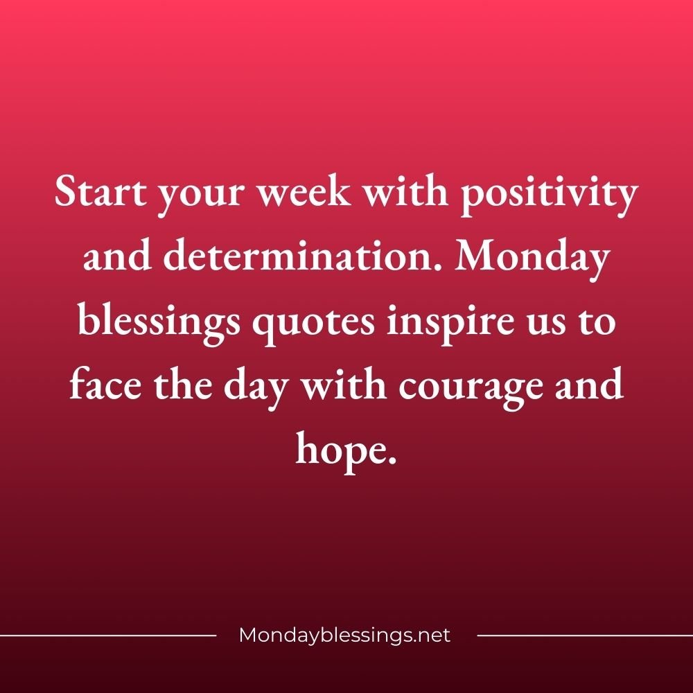 Monday Blessings