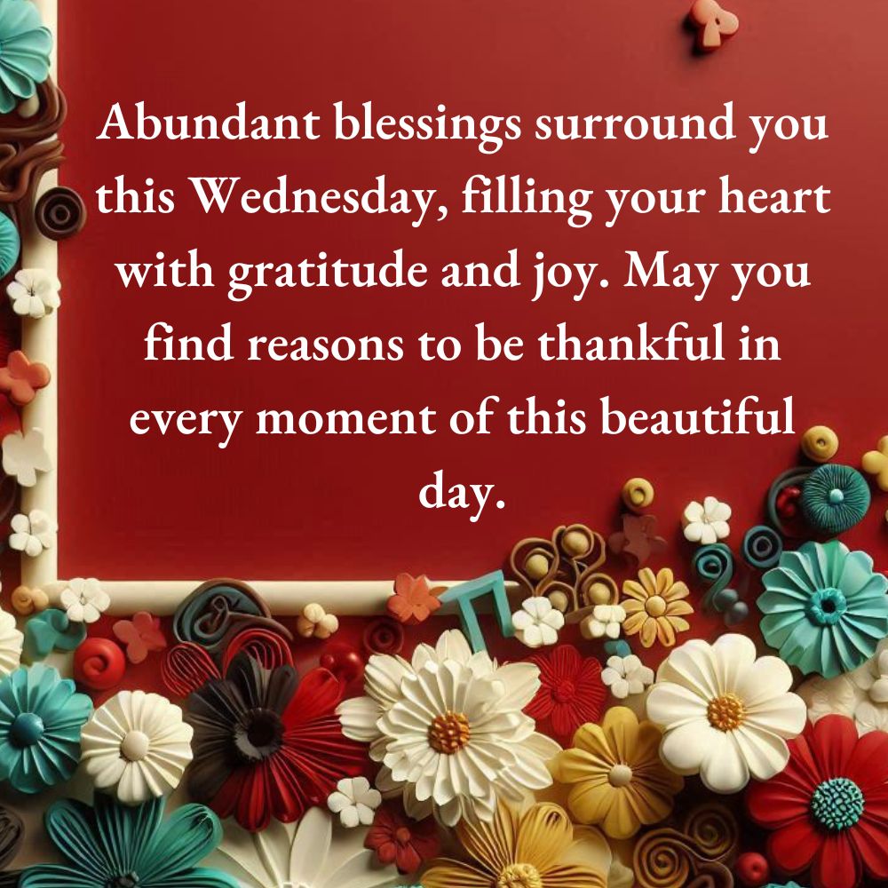 Positive Thankful Wednesday Blessings