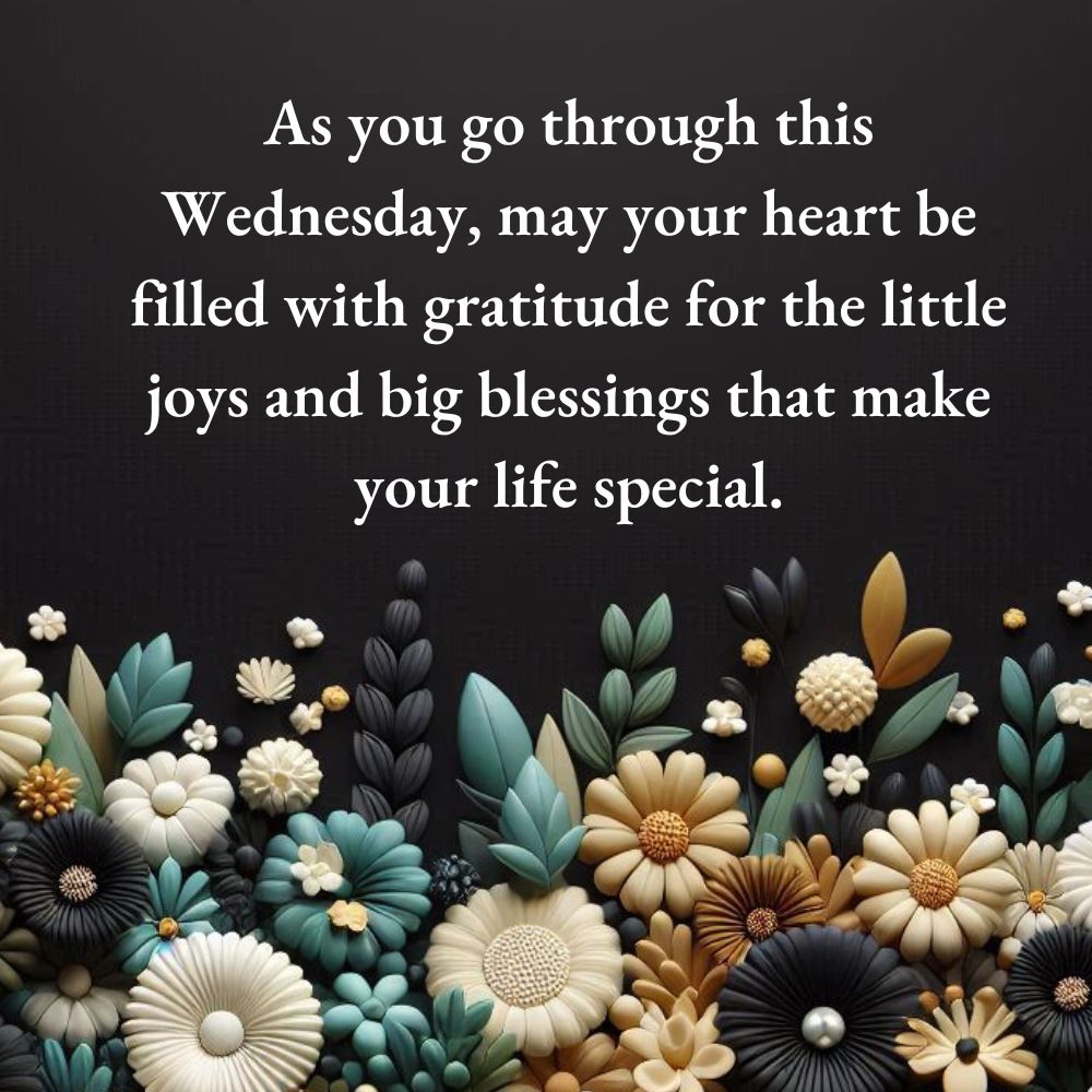 Positive Thankful Wednesday Blessings