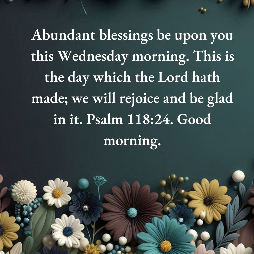 good morning wednesday blessings