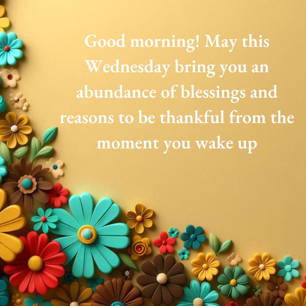 Positive Thankful Wednesday Blessings