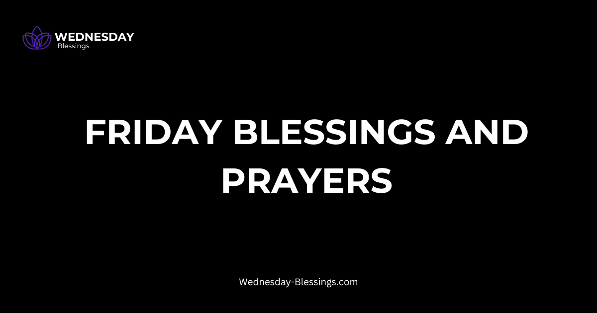 friday blessings and prayers