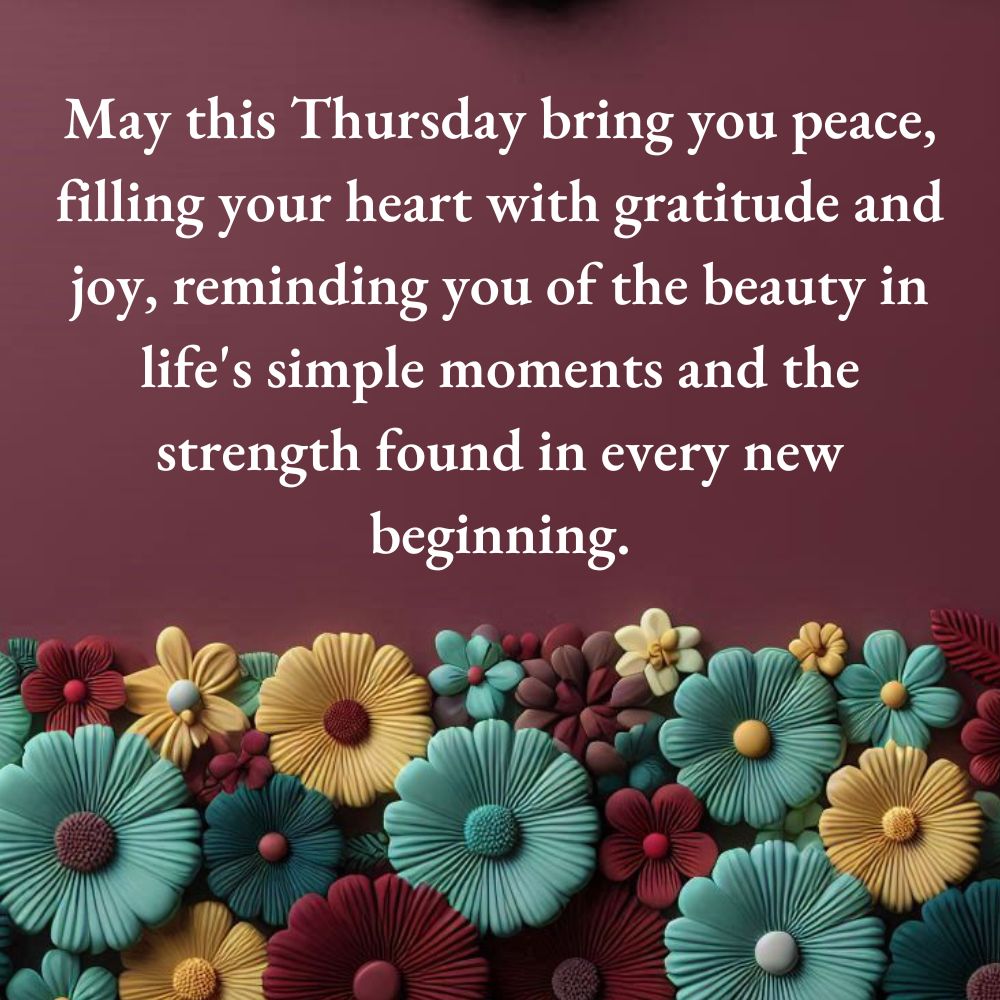 Thursday Blessings and Prayers