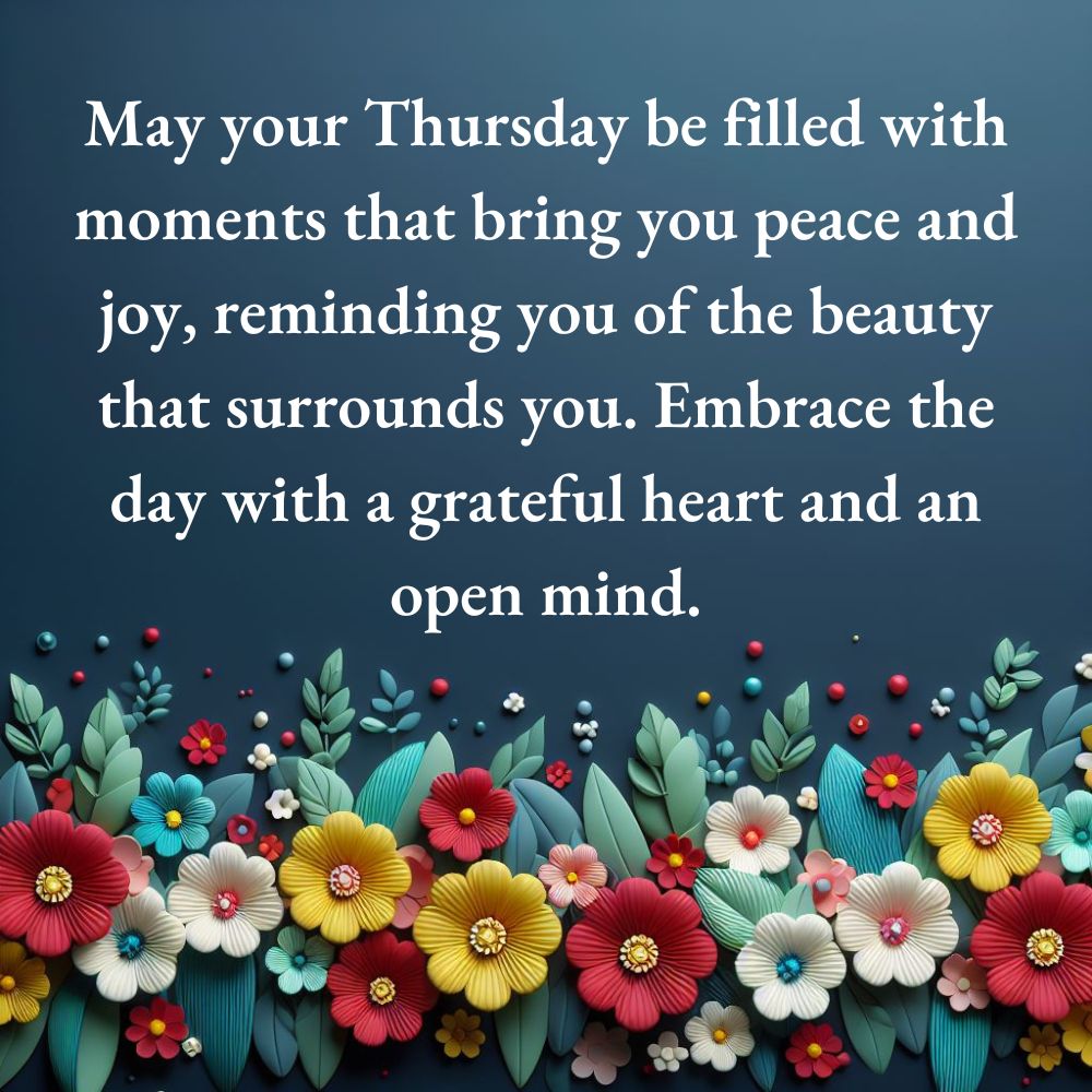 Thursday Blessings