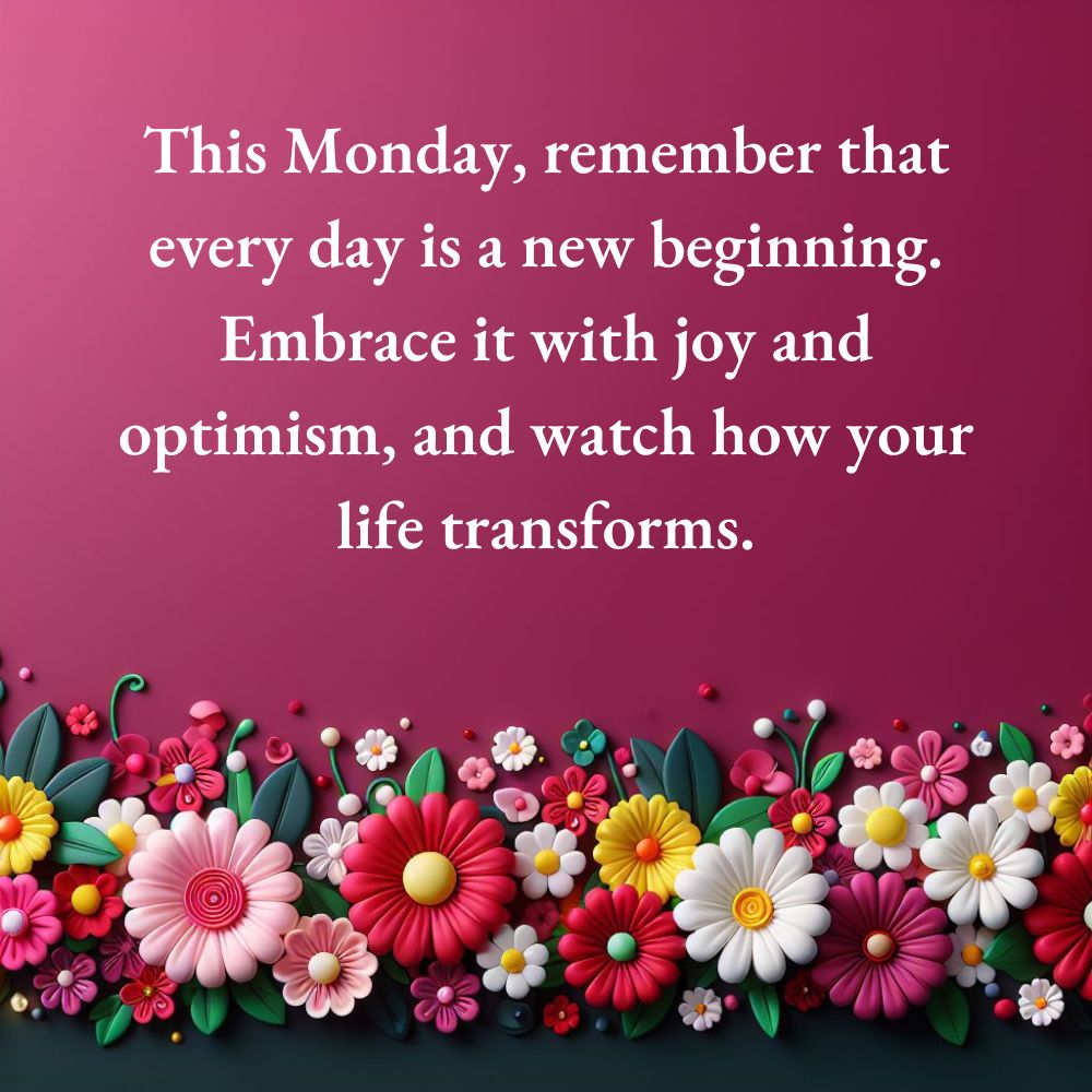 Good Morning Monday Blessings