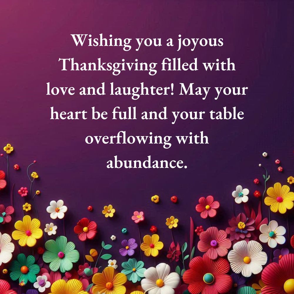 Happy Thanksgiving Blessings