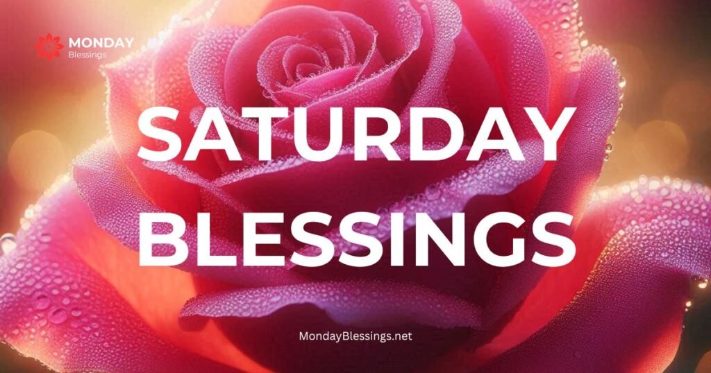 Saturday Blessings