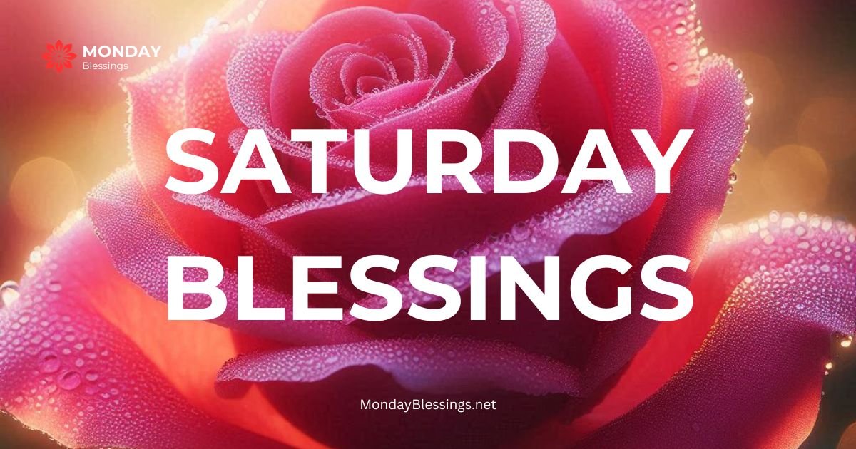 1000+ Best Saturday Blessings Images Quotes and Prayers