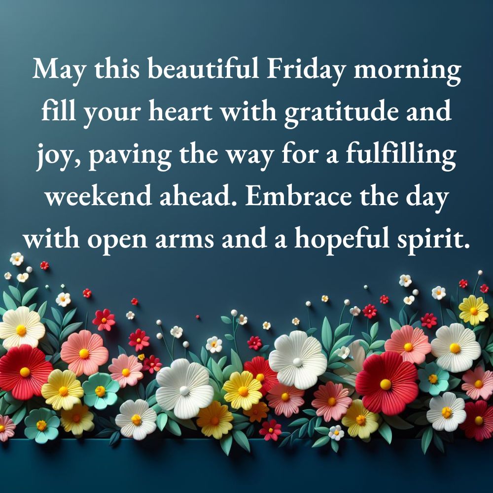 Thankful Good Morning Friday Blessings