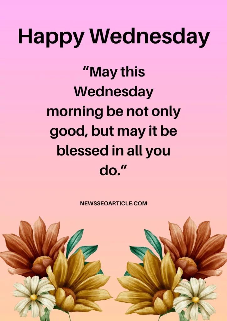 Wednesday Inspirational Blessings