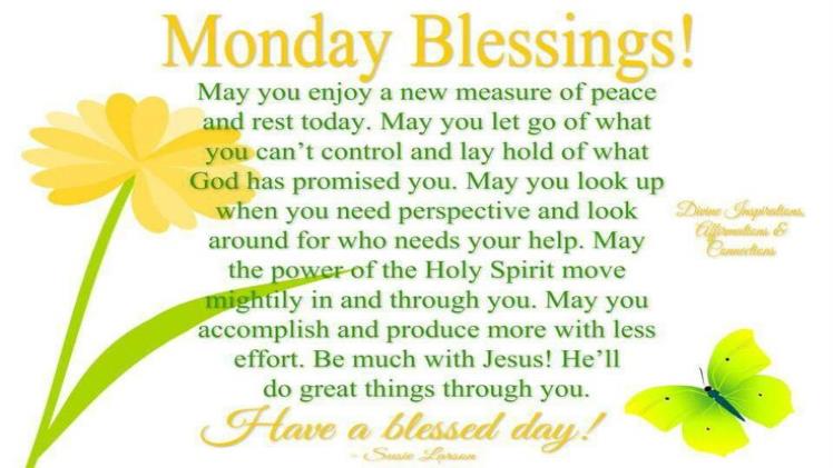 450+ Monday Blessings And Prayers With Images