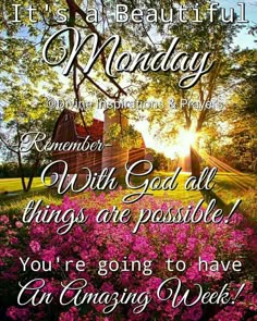 Monday Morning Blessings and Prayers