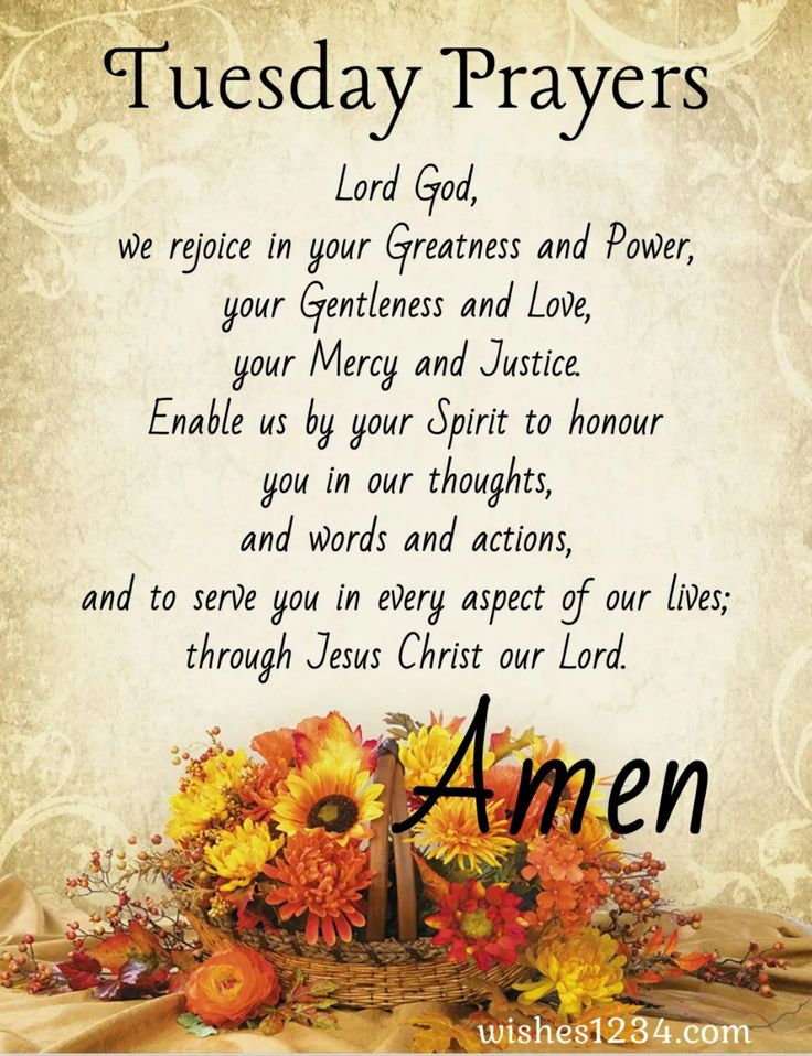 Tuesday Morning Blessings