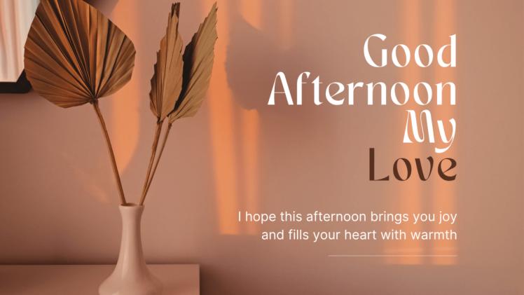 Good Afternoon Blessings