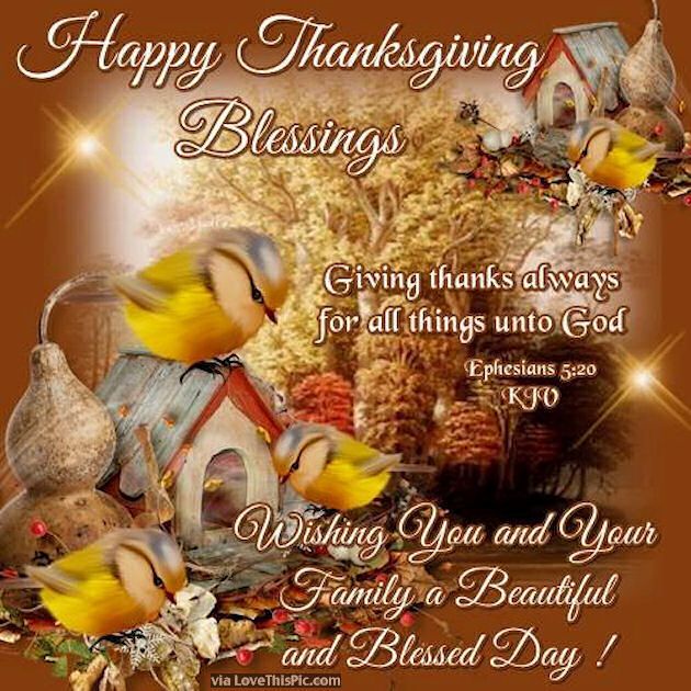 Thanksgiving Blessings
