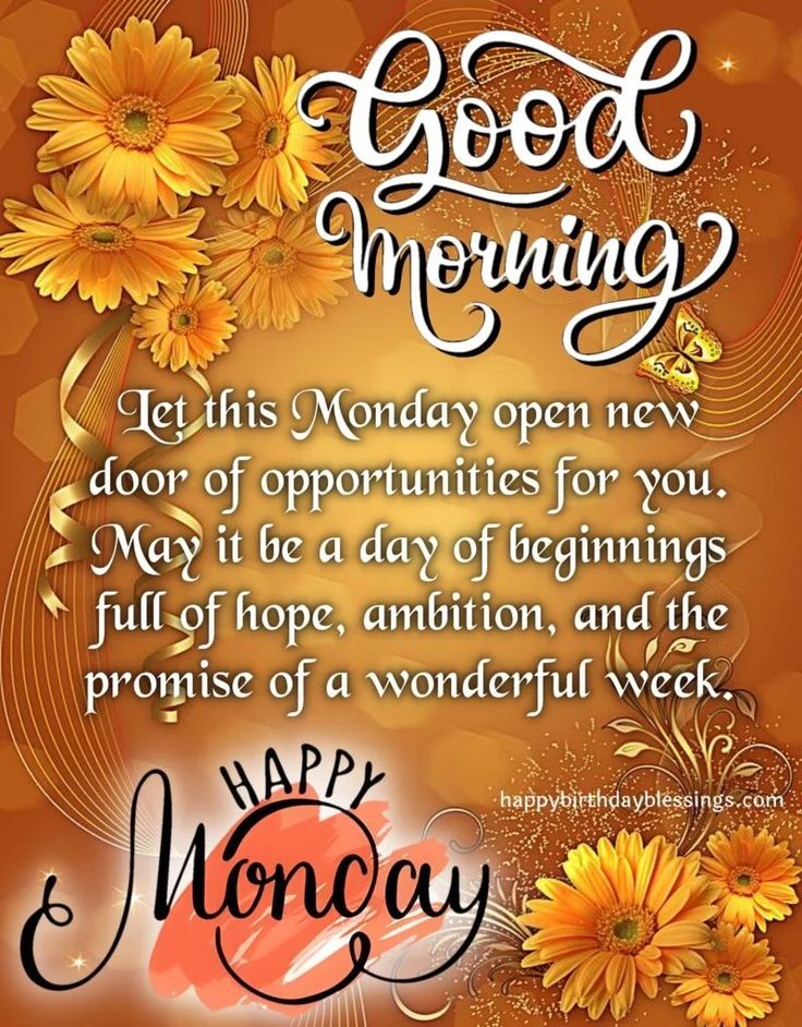 Monday Prayers and Blessings