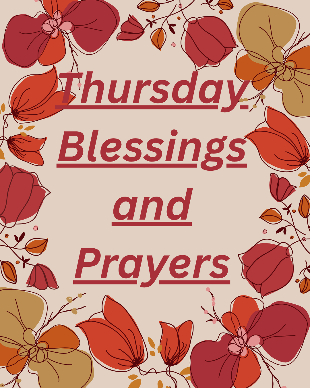 Happy Thursday Blessings